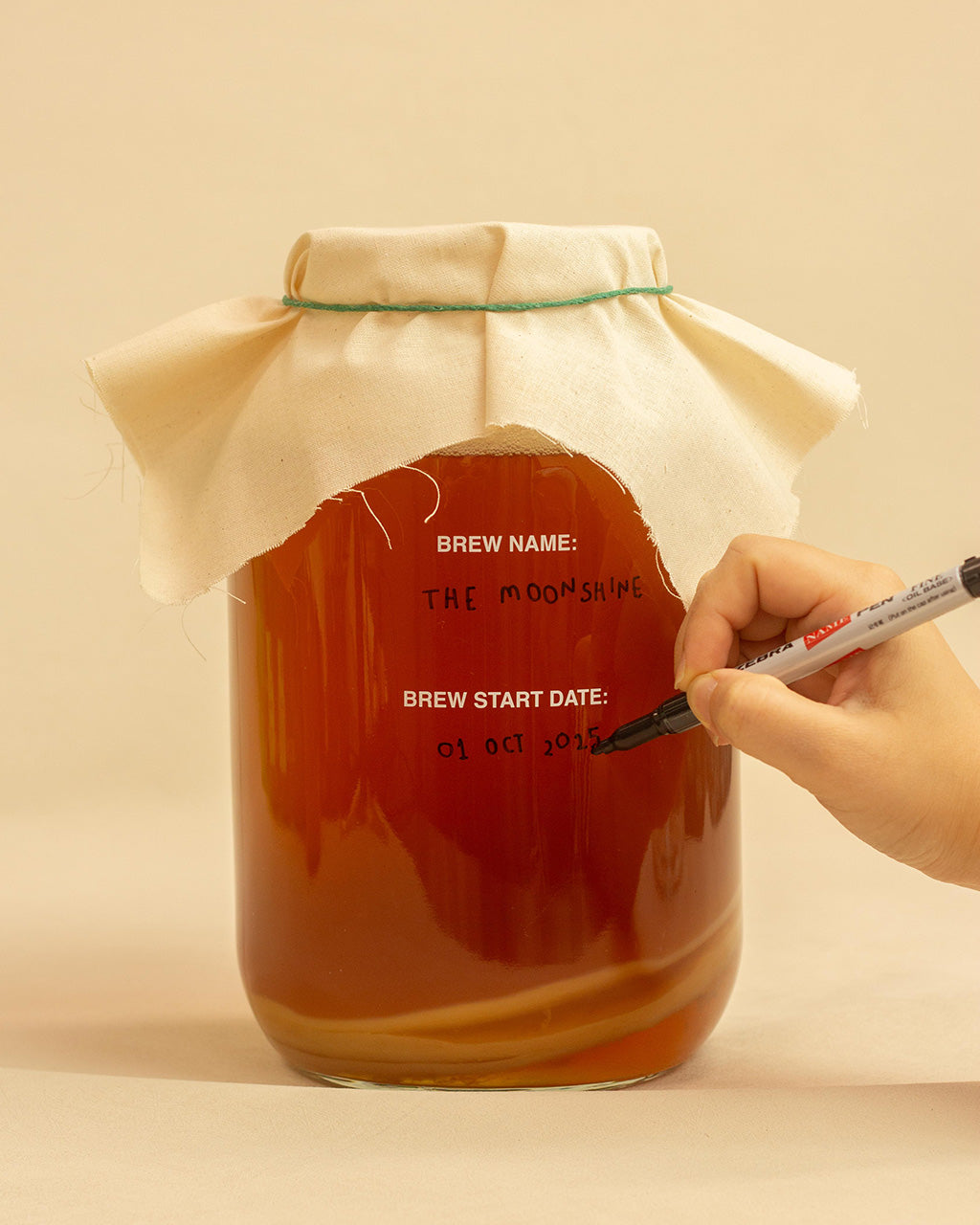 Glass Jar for Kombucha (3.8L) - Moon Juice Kombucha