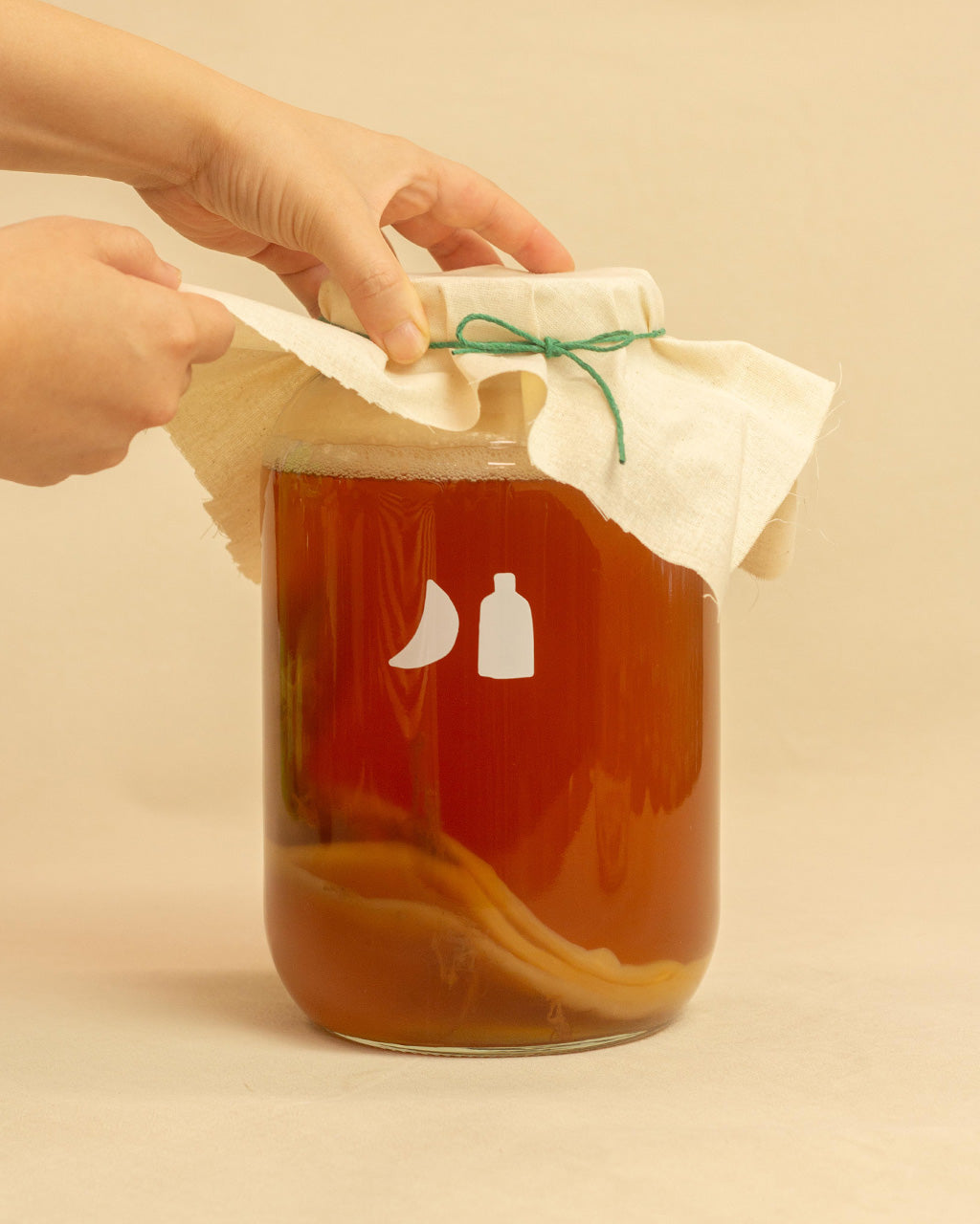 Glass Jar for Kombucha (3.8L) - Moon Juice Kombucha