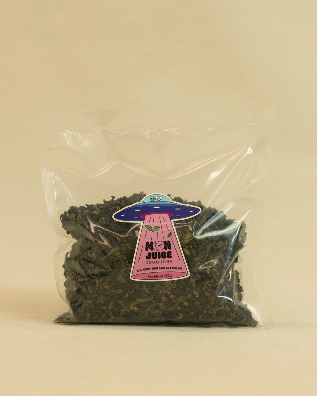 Loose Leaf Tea for Kombucha 250g against a beige background
