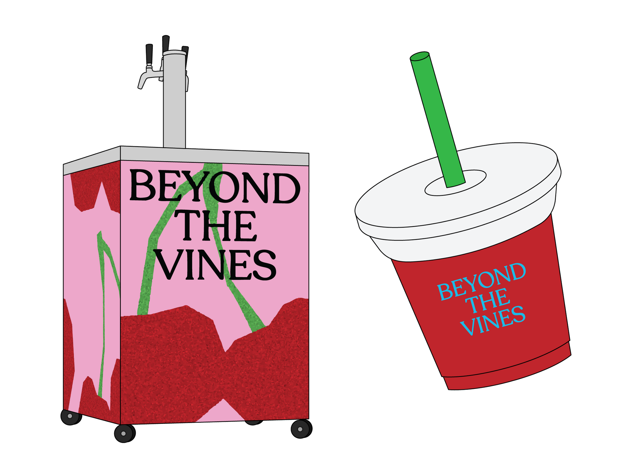 Kombucha Cart @ Beyond the Vines