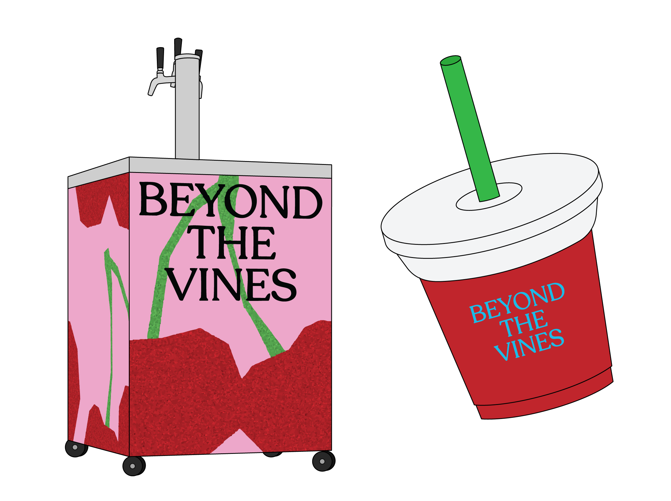 Kombucha Cart @ Beyond the Vines