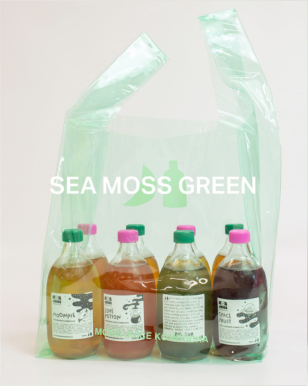 Discovery Jellybag Bundle 🚀 with 8 x 500ml kombucha bottles - Moon Juice Kombucha