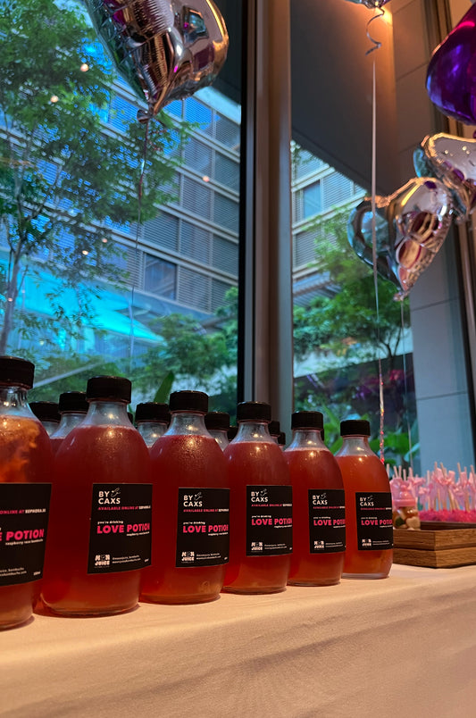 Customised kombucha with branding for byCaxs 2