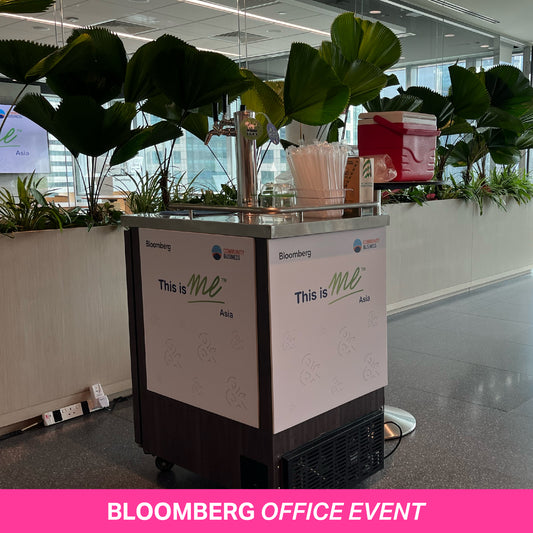 Kombucha cart for Bloomberg's office event 7