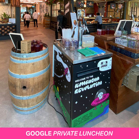 Kombucha cart for Google's private luncheon 9