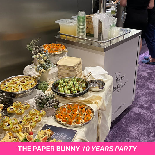 Kombucha cart for The Paper Bunny's 10 year anniversary party 2
