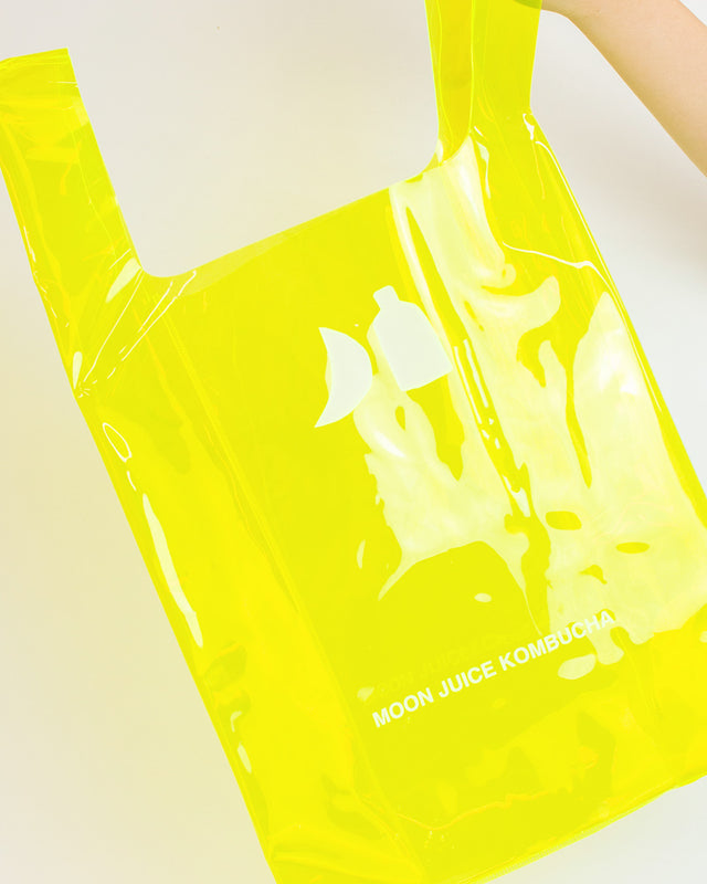 highlighter neon yellow jellybag